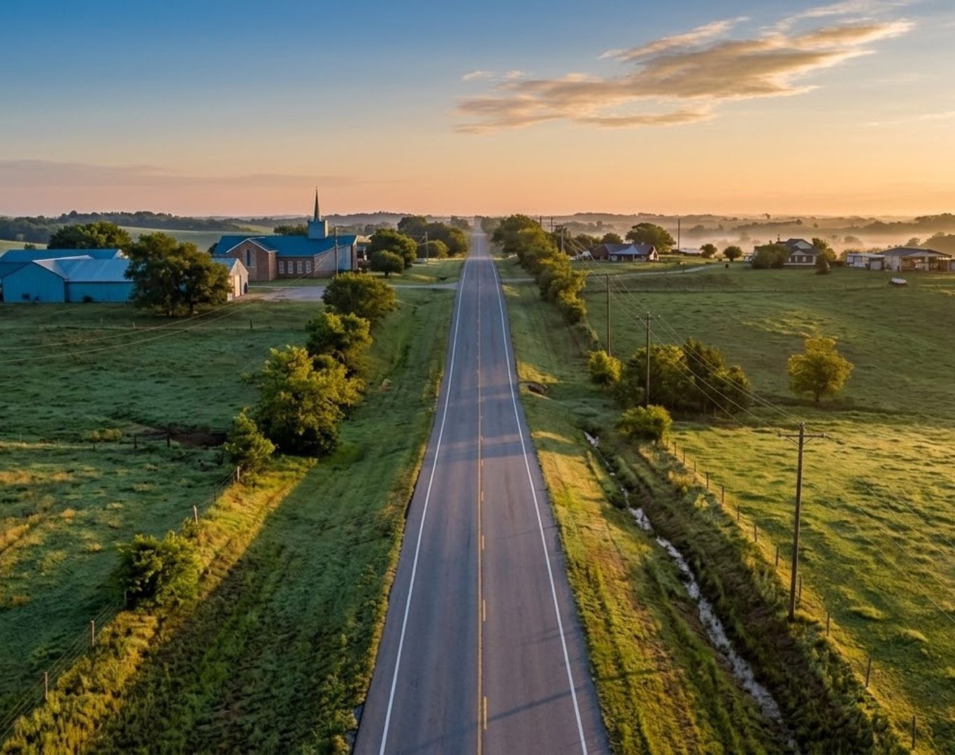 Road View, Justin, TX